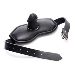 Vendor-unknown New Items Leather Padded Silicone Penis Mouth Gag