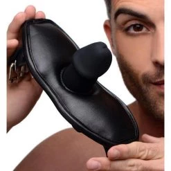 Vendor-unknown New Items Leather Padded Silicone Penis Mouth Gag