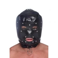 Vendor-unknown New Items Universal BDSM Hood With Removable Muzzle