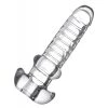 Boyzshop New Items Tight Hole Clear Ribbed Penis Sheath