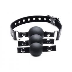 Vendor-unknown Bondage Equipment Interchangeable Silicone Ball Gag Set