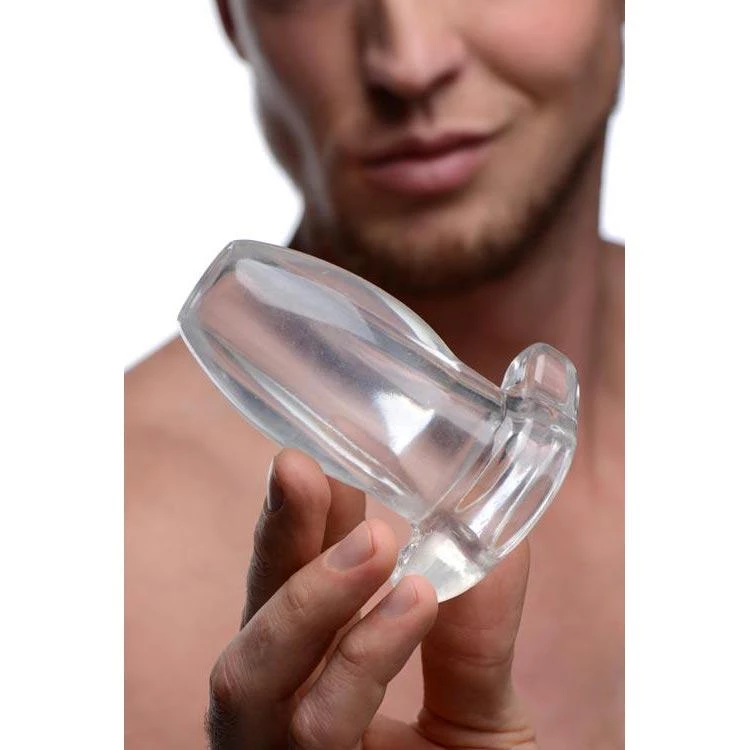 Boyzshop PeepHole Clear Hollow Anal Plug 2 Boyzshop PeepHole Clear Hollow Anal Plug