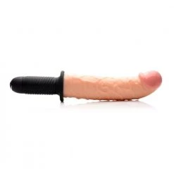 Boyzshop The Curved Dicktator 13 Mode Vibrating Giant Dildo Thruster