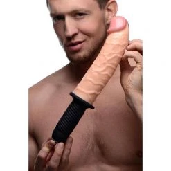 Boyzshop The Curved Dicktator 13 Mode Vibrating Giant Dildo Thruster