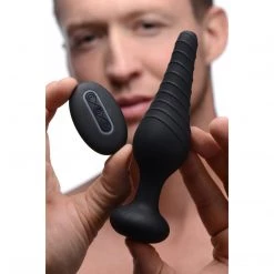 Boyzshop Silicone Vibrating Anal Plug With Remote Control New Items