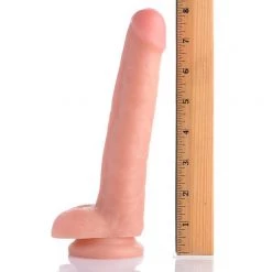 Vendor-unknown 8 Inch Slim Dildo With Balls