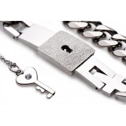 Boyzshop Chained Locking Bracelet And Key Necklace New Items