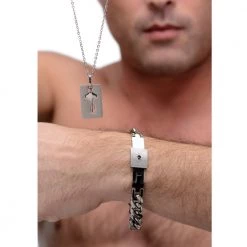Boyzshop Chained Locking Bracelet And Key Necklace New Items