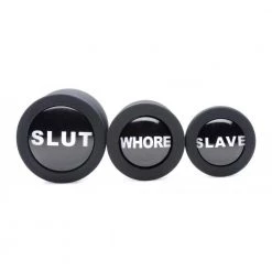 Boyzshop Dirty Words Anal Plug Set New Items