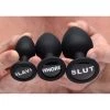 Boyzshop Dirty Words Anal Plug Set New Items