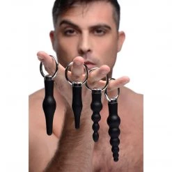 Boyzshop 4 Piece Silicone Anal Ringed Rimmer Set New Items