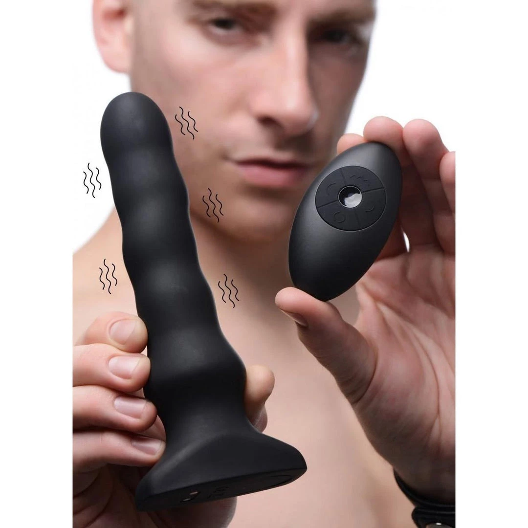 Boyzshop Silicone Vibrating And Squirming Plug With Remote Control 2 Boyzshop Silicone Vibrating And Squirming Plug With Remote Control