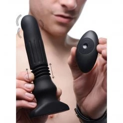 Boyzshop Silicone Swelling And Thrusting Plug With Remote Control