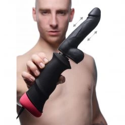 Boyzshop Mega-Pounder Hand-held Thrusting Silicone Dildo New Items