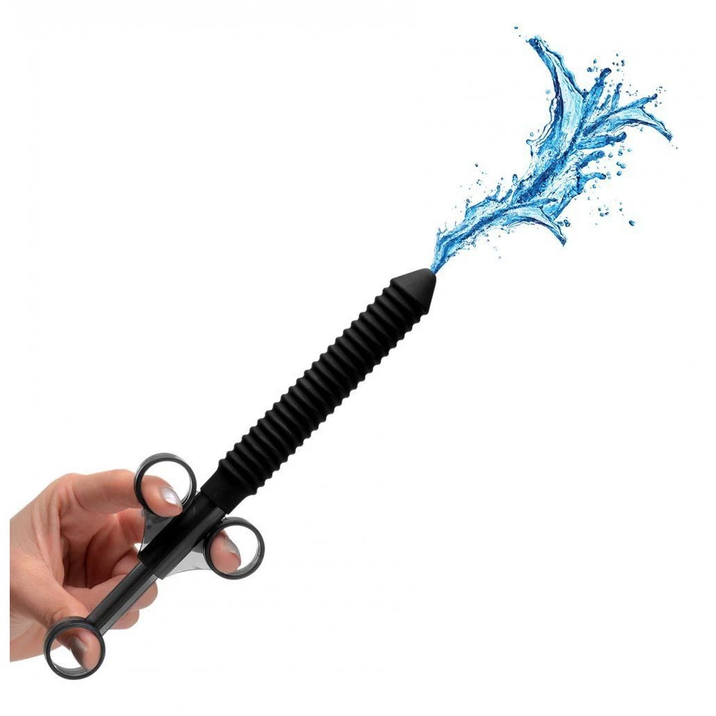 Boyzshop Ribbed Silicone Lubricant Launcher 1 Boyzshop Ribbed Silicone Lubricant Launcher