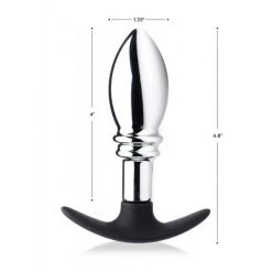Boyzshop New Items Dark Stopper Metal And Silicone Anal Plug