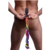 Boyzshop New Items Remote Control Vibrating Rainbow Pony Tail Anal Plug