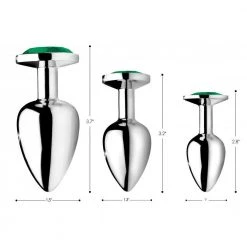 Boyzshop Emerald Gem Anal Plug Set