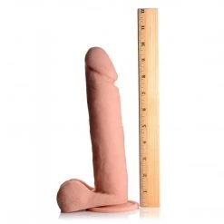 Boyzshop Big Shot Vibrating Remote Control Silicone Dildo With Balls