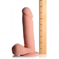 Boyzshop Big Shot Vibrating Remote Control Silicone Dildo With Balls