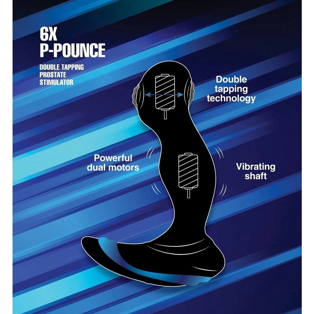 Boyzshop New Items 6X P-Pounce Double Tapping Prostate Stimulator 3 Boyzshop New Items 6X P-Pounce Double Tapping Prostate Stimulator