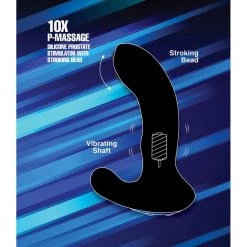 Boyzshop New Items 10X P-Massage Silicone Prostate Stimulator With Stroking Bead