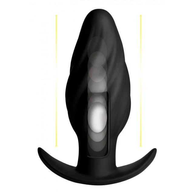 Boyzshop Kinetic Thumping 7X Swirled Anal Plug New Items 1 Boyzshop Kinetic Thumping 7X Swirled Anal Plug New Items