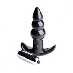 Boyzshop New Items Ribbed Vibrating Butt Plug