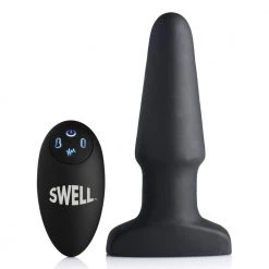 Boyzshop Worlds First Remote Control Inflatable 10X Vibrating Silicone Anal Plug