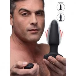 Boyzshop Worlds First Remote Control Inflatable 10X Vibrating Silicone Anal Plug