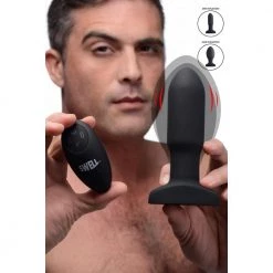 Boyzshop Worlds First Remote Control Inflatable 10X Vibrating Missile Silicone Anal Plug