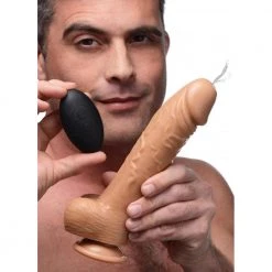 Boyzshop 8 Inch Vibrating Squirting Dildo With Remote Control New Items