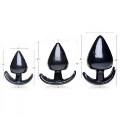 Boyzshop Triple Spades 3 Piece Anal Plug Set