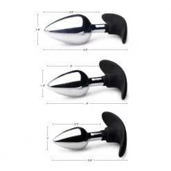 Boyzshop Dark Invader Metal And Silicone Anal Plug New Items