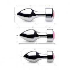 Boyzshop Hot Pink Gem Weighted Anal Plug New Items