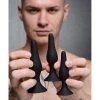 Boyzshop Triple Spire Tapered Silicone Anal Trainer Set
