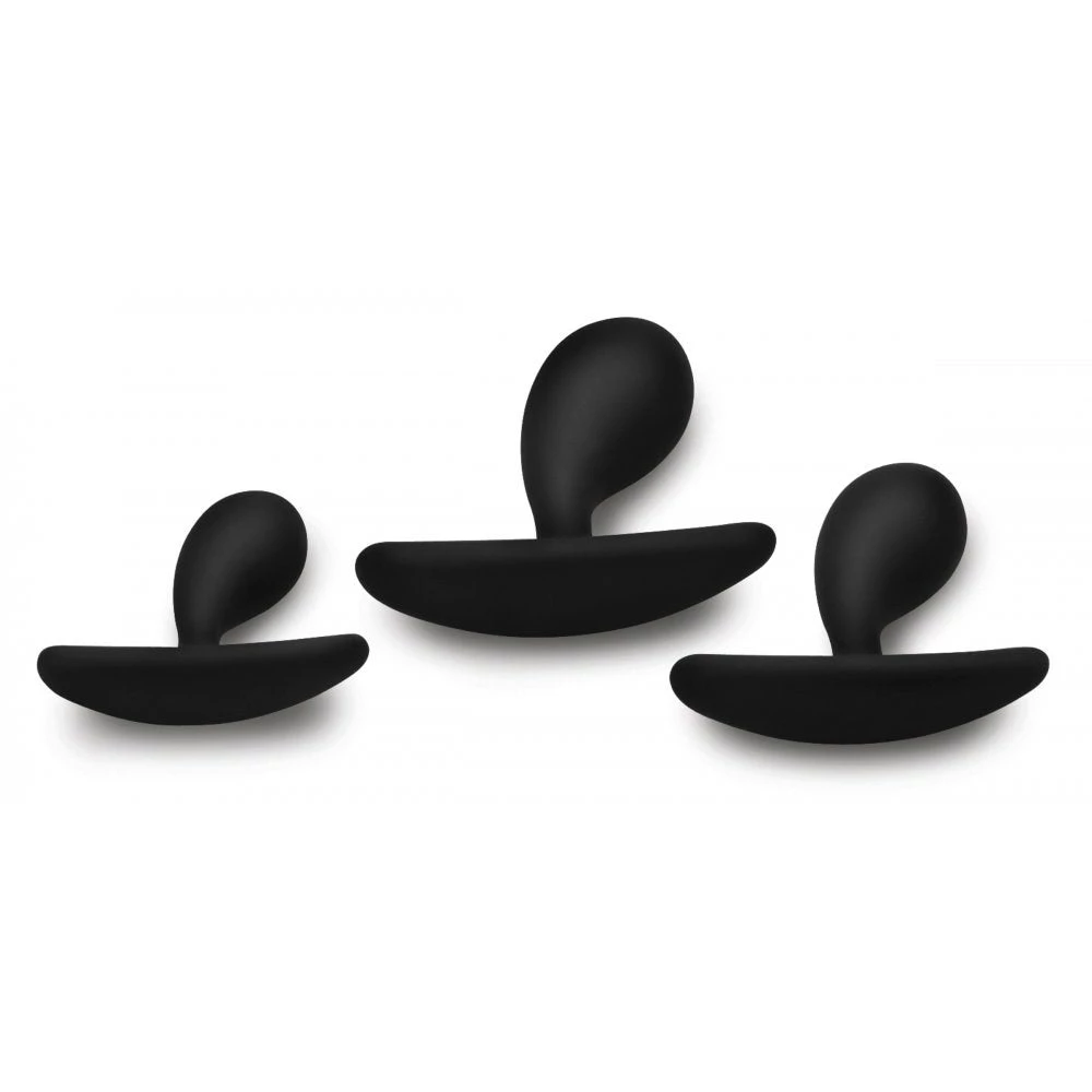 Boyzshop Dark Droplets 3 Piece Curved Silicone Anal Trainer Set 3 Boyzshop Dark Droplets 3 Piece Curved Silicone Anal Trainer Set