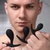 Boyzshop Dark Droplets 3 Piece Curved Silicone Anal Trainer Set