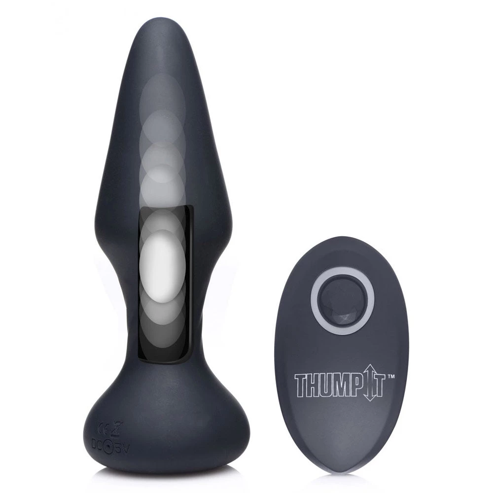 Boyzshop 7X Slim Thumping Silicone Anal Plug 2 Boyzshop 7X Slim Thumping Silicone Anal Plug