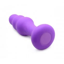 Boyzshop 7X Slim Ribbed Thumping Silicone Anal Plug