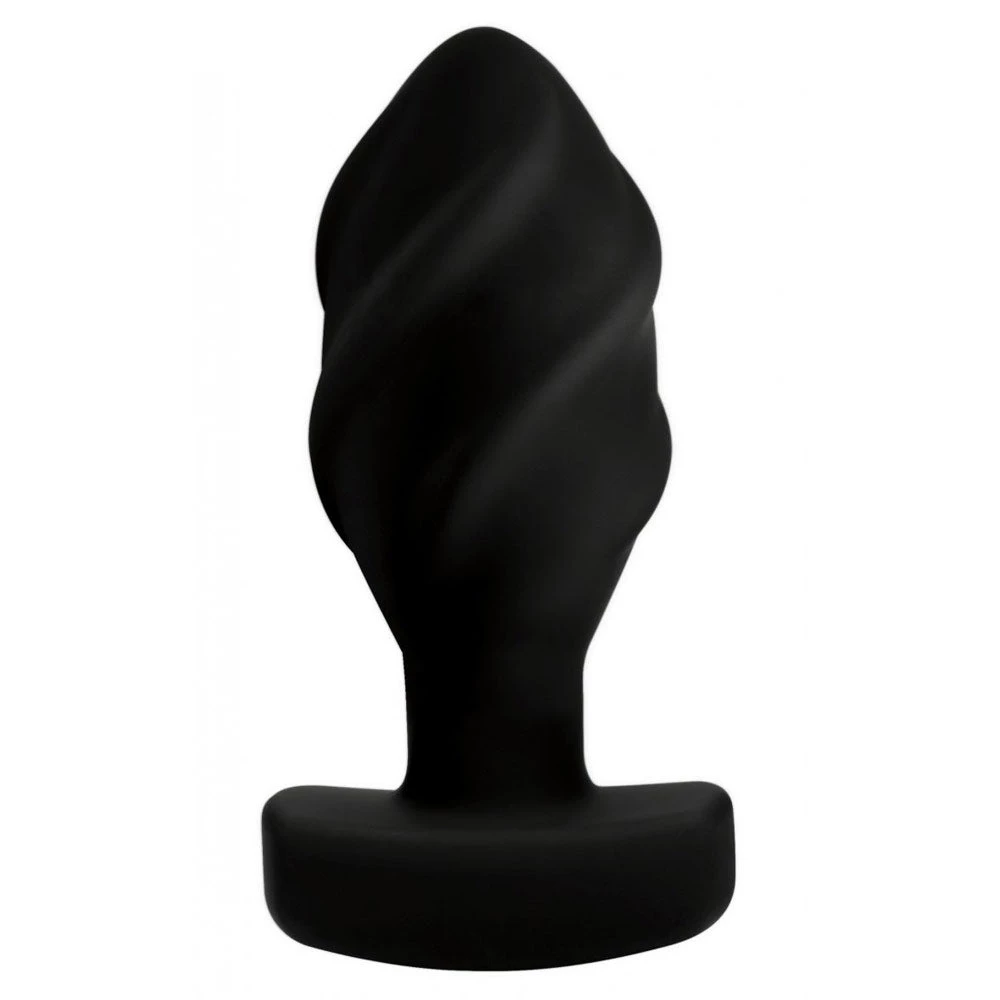 Boyzshop The Driller 10X Swirled Silicone Remote Control Vibrating Butt Plug 4 Boyzshop The Driller 10X Swirled Silicone Remote Control Vibrating Butt Plug