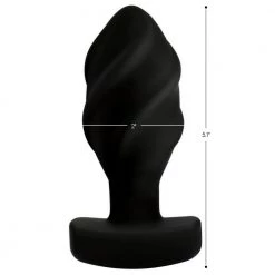 Boyzshop The Driller 10X Swirled Silicone Remote Control Vibrating Butt Plug 7 Boyzshop The Driller 10X Swirled Silicone Remote Control Vibrating Butt Plug