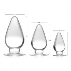 Boyzshop Triple Cones 3 Piece Anal Plug Set