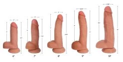 Boyzshop New Items Light Bareskin Dildo With Balls