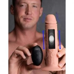 Boyzshop New Items 7X Remote Control Vibrating And Thumping Dildo