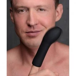 Boyzshop New Items 10X Vibrating Curved Silicone Finger Massager