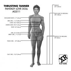 Boyzshop Dildos Thrusting Tanner Fantasy Love Doll