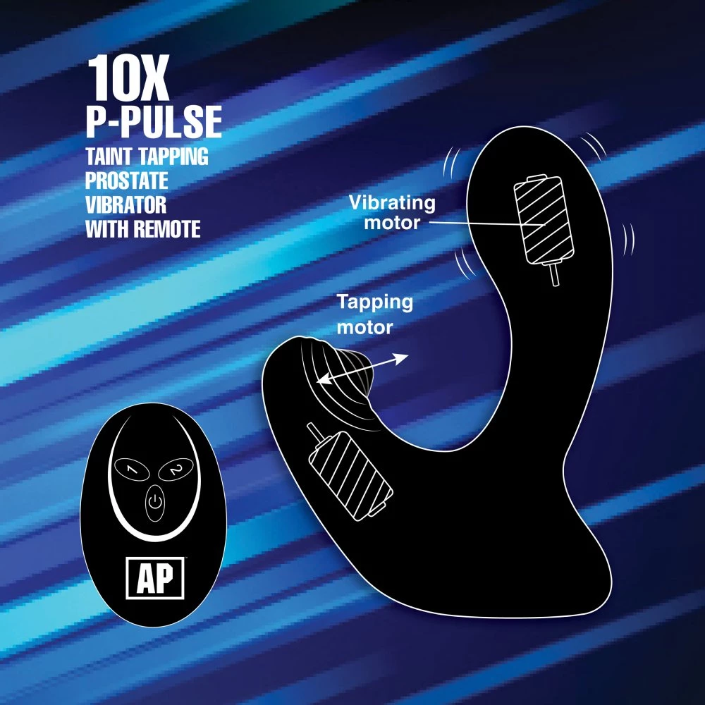 Boyzshop 10X P-Pulse Taint Tapping Silicone Prostate Stimulator With Remote New Items 2 Boyzshop 10X P-Pulse Taint Tapping Silicone Prostate Stimulator With Remote New Items