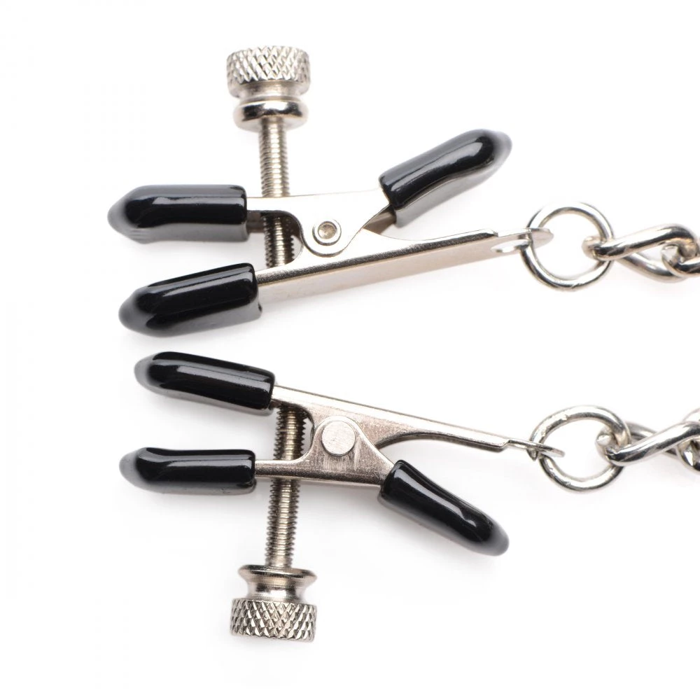 Boyzshop Titty Taunter Nipple Clamps With Weighted Bead 5 Boyzshop Titty Taunter Nipple Clamps With Weighted Bead