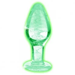 Boyzshop Glow-in-the-Dark Glass Anal Plug